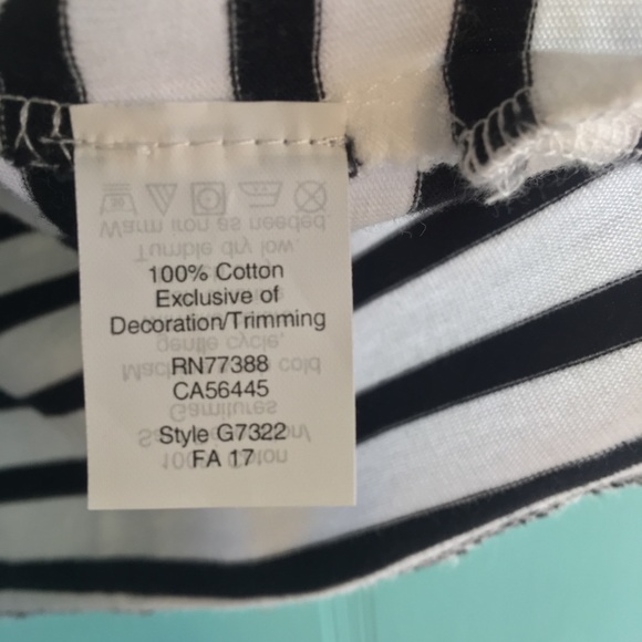 J. Crew factory embroidered striped top - Picture 7 of 7
